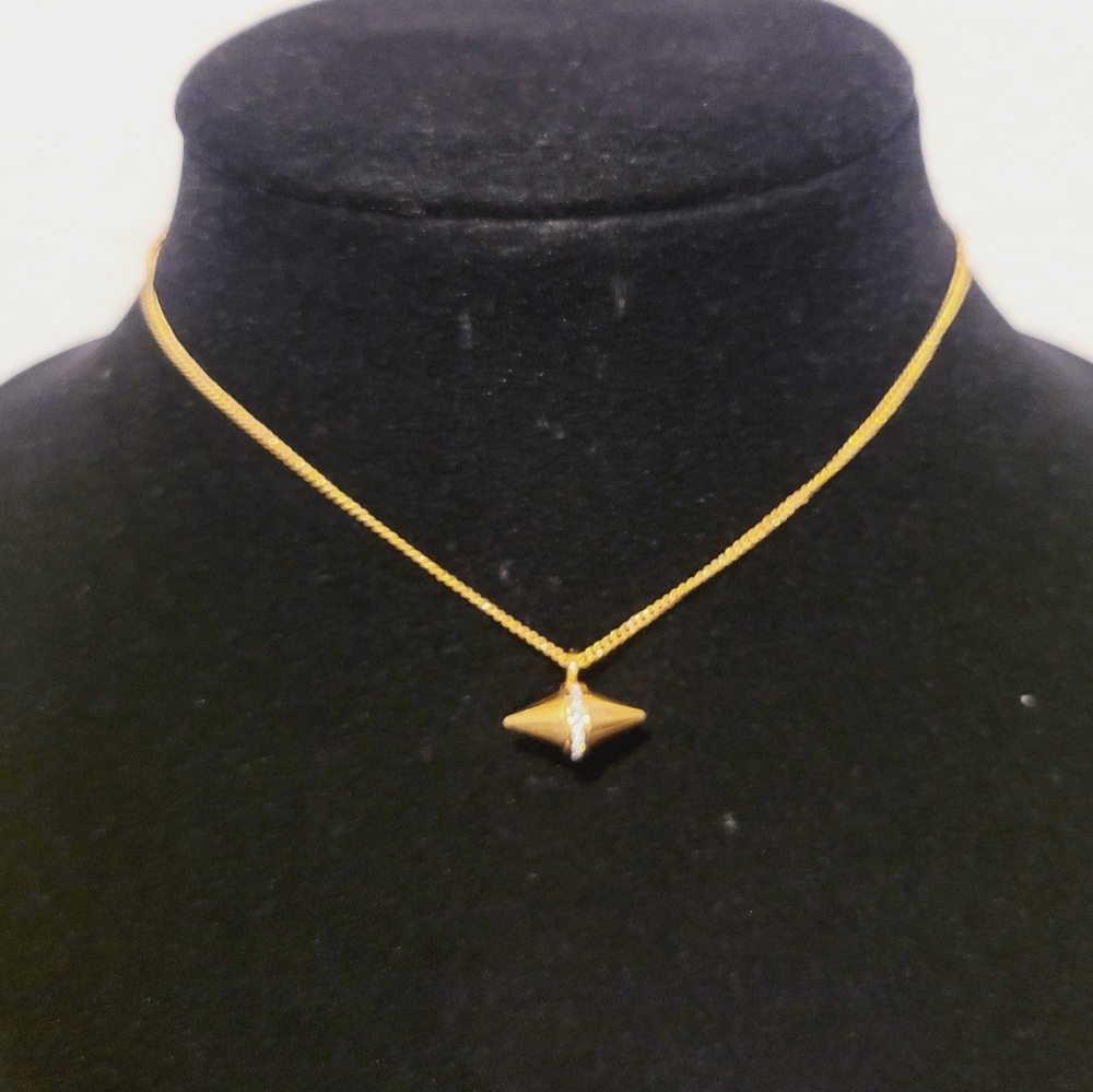 Vita Fedi 24k Rose Gold-Plated Necklace New